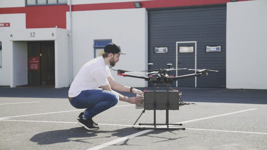 Drone delivery of goods